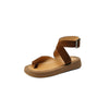 Women's Casual Round Toe Mid Heel Sandals Platform Shoes