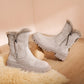 Trade Cotton-padded Shoes Fur Snow Boots Fleece-lined Casual Martin - EnigmaParis