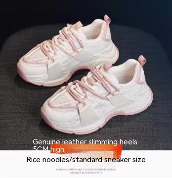 Women's Winter Cotton Sports Shoes - Stylish Leisure Thick Soled Footwear.