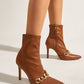 Ladies Mid-boots European And American High Heels