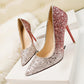 Women's Fashion Pointed Low-cut High Heels - EnigmaParis
