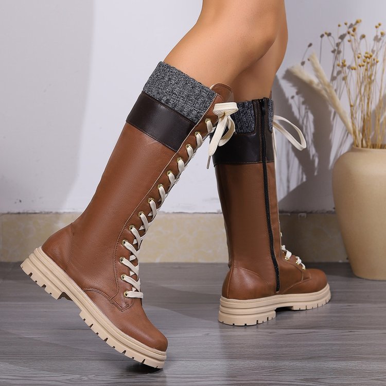 Female Plus Size Slimming High Boots - EnigmaParis