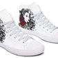 Printed Couple High-top Canvas Shoes