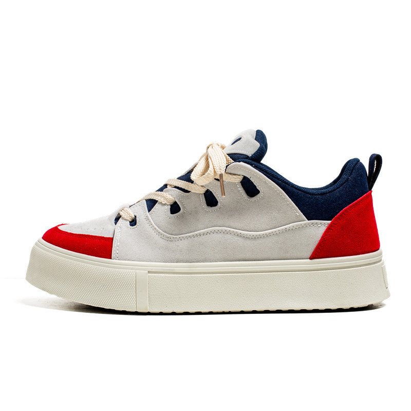 Low-Top Men's Thick Bottom Skateboard Shoes
