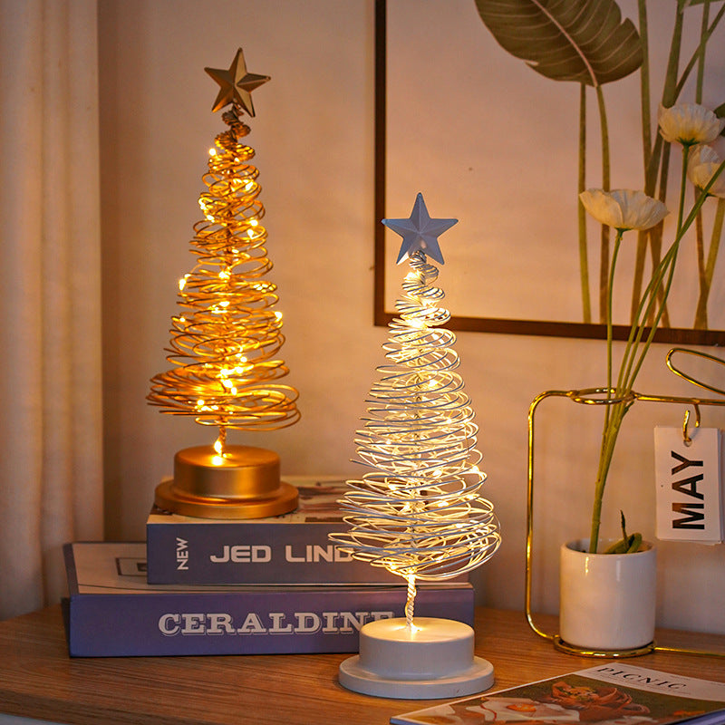 LED Christmas Tree Spiral Light Lamp
