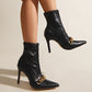 Ladies Mid-boots European And American High Heels