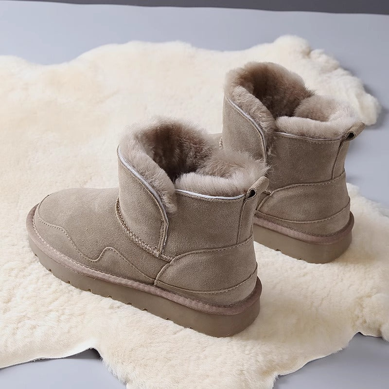 Women's Snow Boots Thick Bottom Fleece-lined - EnigmaParis