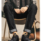 Men's Summer Breathable Casual Leather Shoes Martin Boots