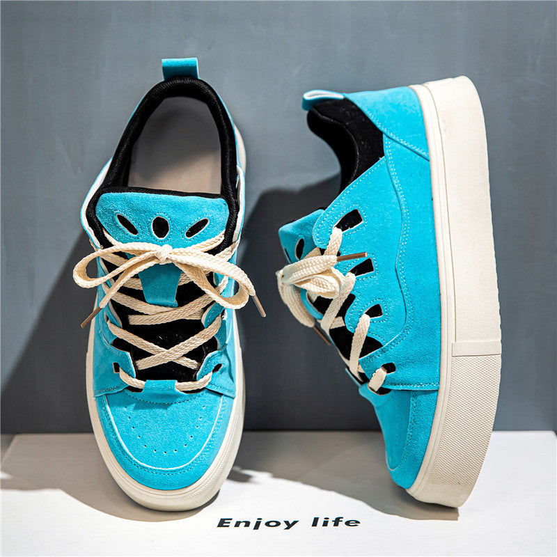 Low-Top Men's Thick Bottom Skateboard Shoes