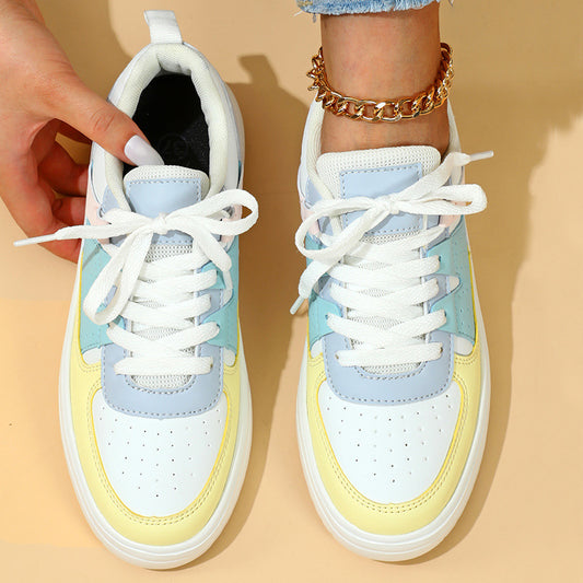 Women's Comfortable Platform Sneakers - Soft Bottom Sports Shoes.