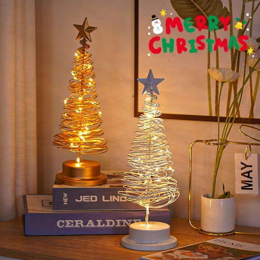 LED Christmas Tree Spiral Light Lamp