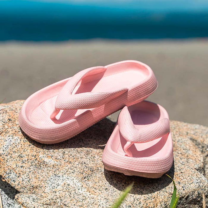 Women's Outdoor Seaside Thick Bottom Flip Flops - Beach Footwear - EnigmaParis