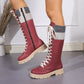 Female Plus Size Slimming High Boots - EnigmaParis