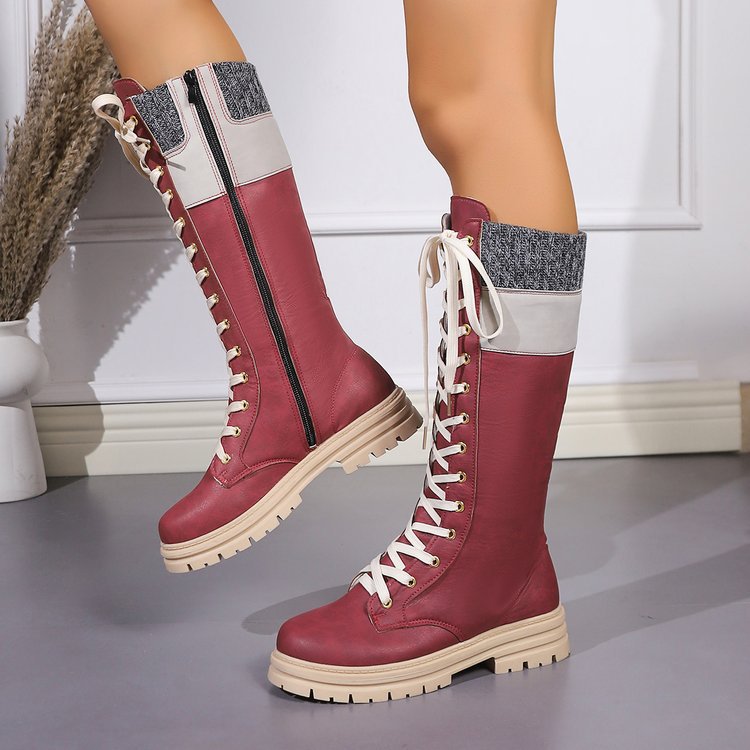 Female Plus Size Slimming High Boots - EnigmaParis