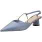 French Satin Temperament Low Heel Toe Sandals