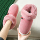 Winter Plush Cotton Shoes For Men And Women Cozy Fluffy Corduroy House Slippers Warm Slip On Fleece House Shoes - EnigmaParis