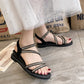 Women's Sandals | Stylish Korean Style Flat Sandals: Rhinestone Fairy All-match Fashion - EnigmaParis