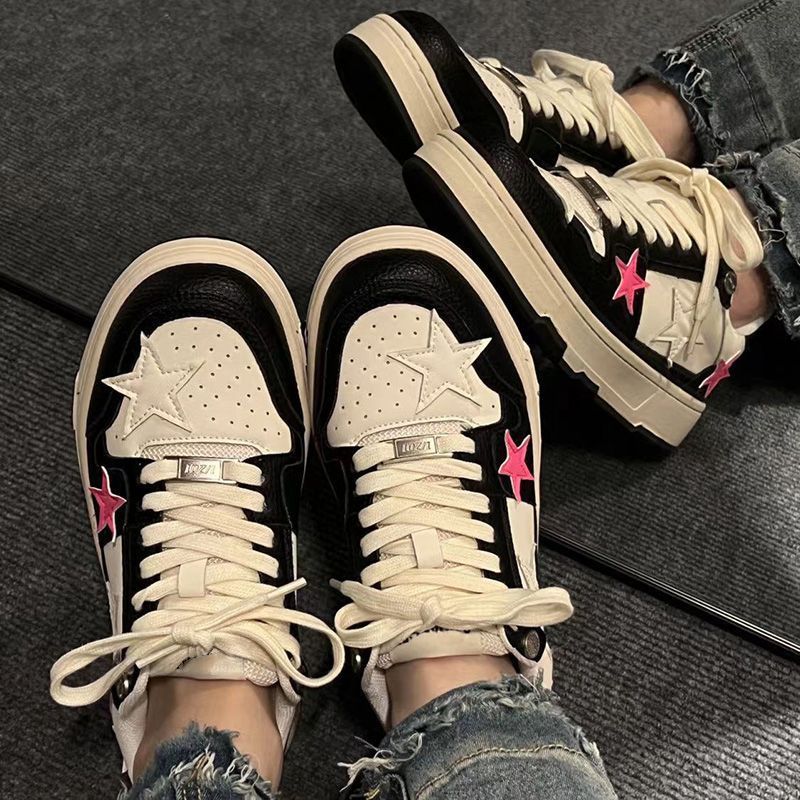 Super Hot All-match Thick Bottom American Chic Sports Board Shoes.