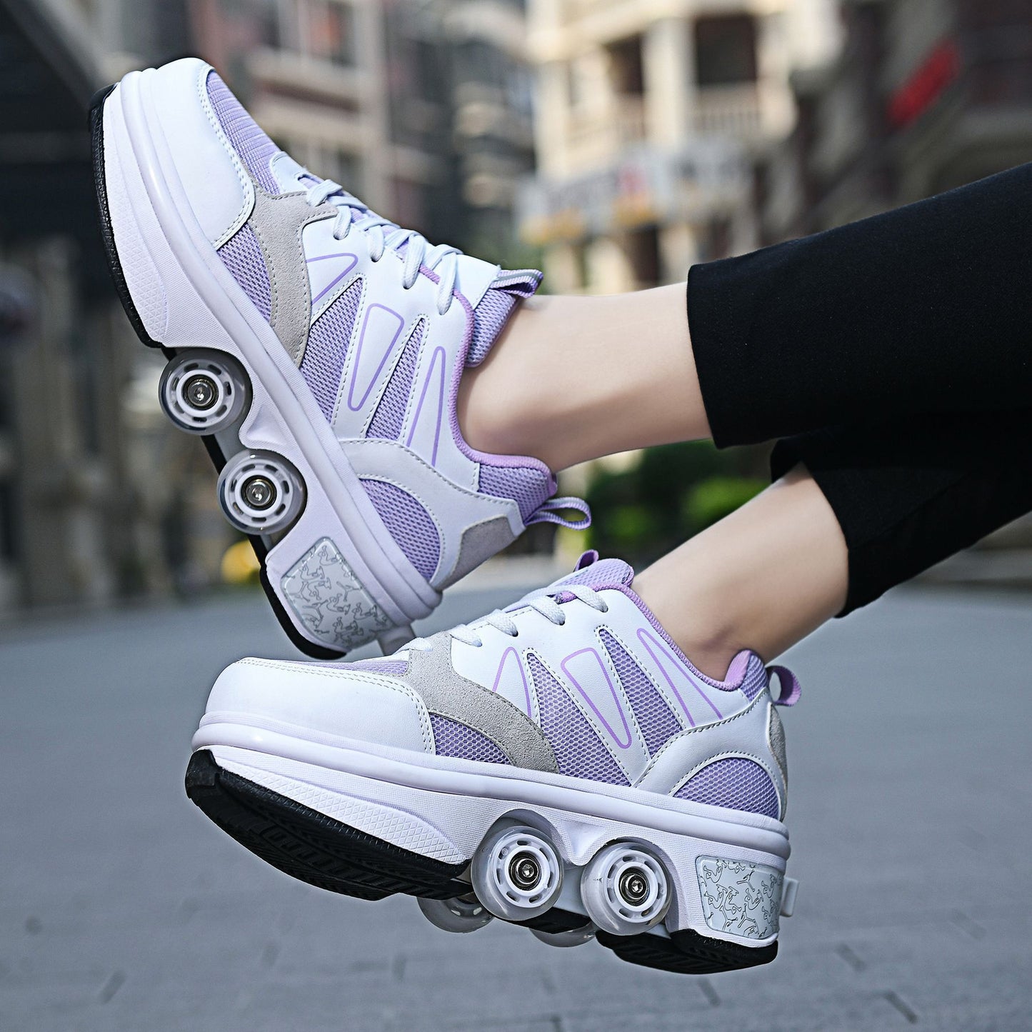 Vier Rad Rampage Schuhe Sieben Farbe Atmosphäre Atmen Licht