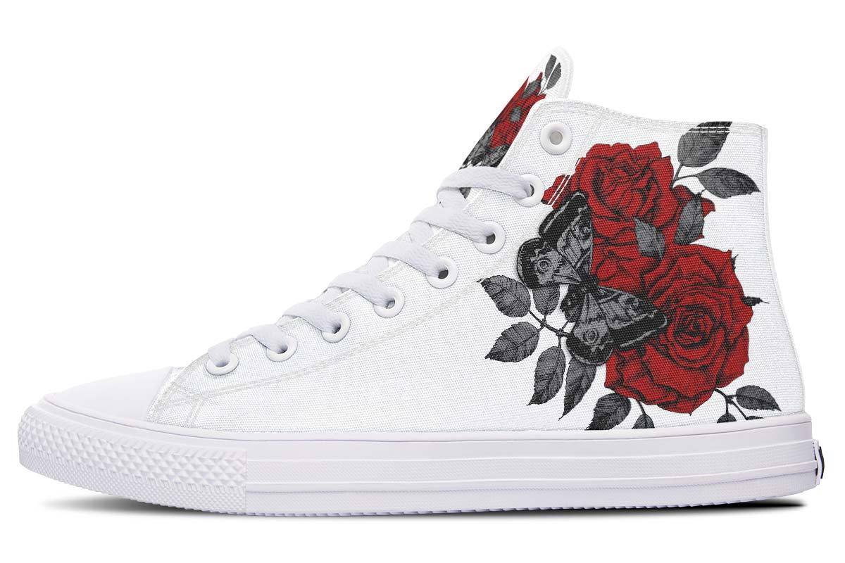 Printed Couple High-top Canvas Shoes