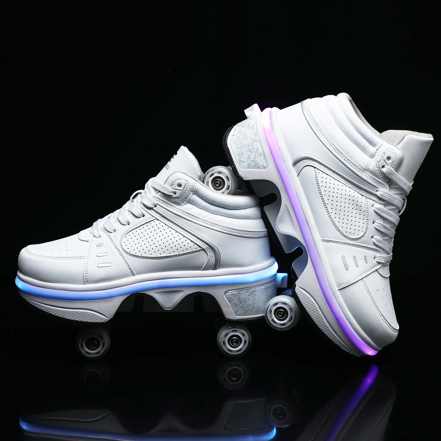 Vier Rad Rampage Schuhe Sieben Farbe Atmosphäre Atmen Licht