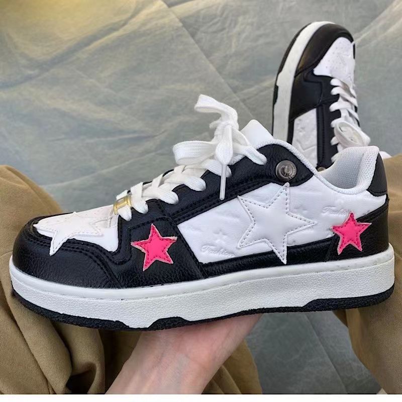Super Hot All-match Thick Bottom American Chic Sports Board Shoes.
