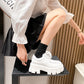 Sweet Cool Platform Shoes Autumn And Winter New Small Leather Shoes - EnigmaParis