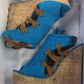 Women's Lace-up Fringed Sweet Fish Mouth Wedge Sandals