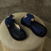Women's Casual Round Toe Mid Heel Sandals Platform Shoes