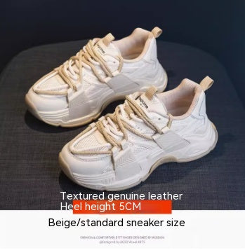 Women's Winter Cotton Sports Shoes - Stylish Leisure Thick Soled Footwear.