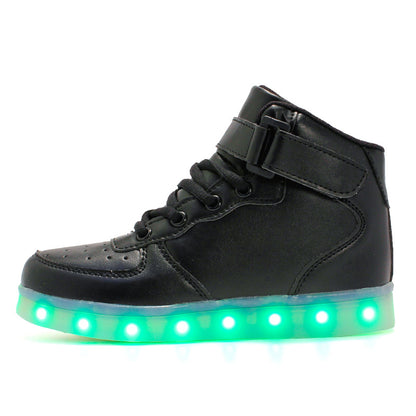 High-Top Charging Luminous Shoes for Children : Light Up Their World