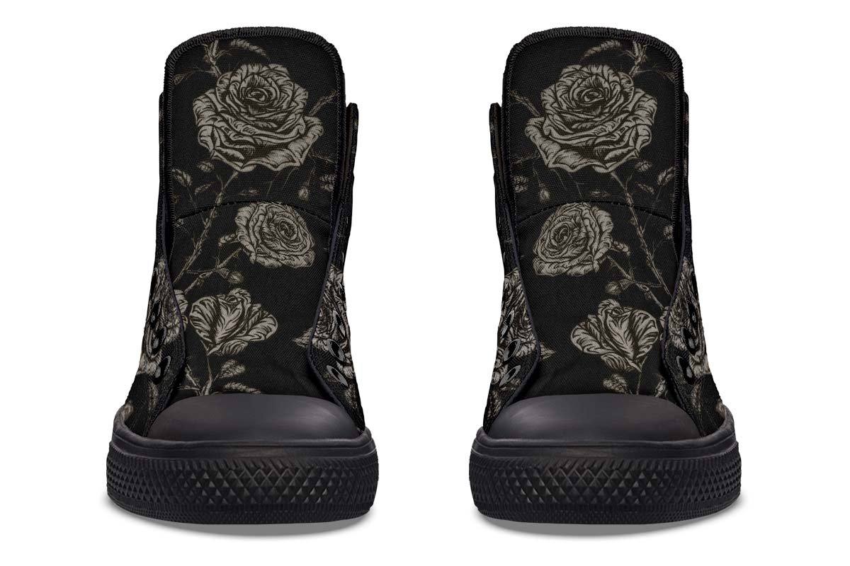 Printed Couple High-top Canvas Shoes