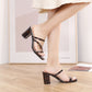 Women's Roman Sandals With Toe Chunky Heels