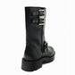 Thick Bottom Chunky Heel Martin Boots Buckle Motorcycle Boots.