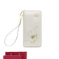 Ladies Gift Ethnic Style Zipper Leather Print Wallet