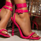 Women's Flat Toe Square Toe Stiletto Sandals