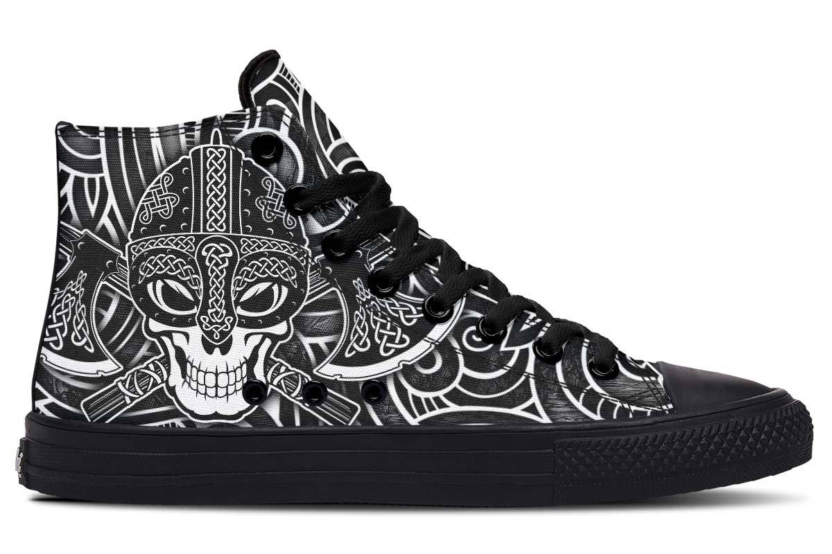 Printed Couple High-top Canvas Shoes