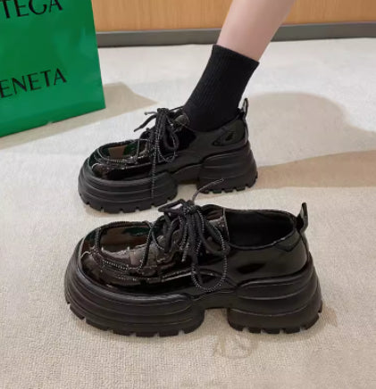 Dad Lace-up D'Lites College Soft Leather Shoes - Stylish and Comfortable Footwear for Men.