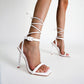 Women's Flat Toe Square Toe Stiletto Sandals