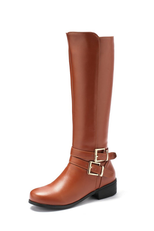 Women's Thickened Chunky Heel High Boots - EnigmaParis