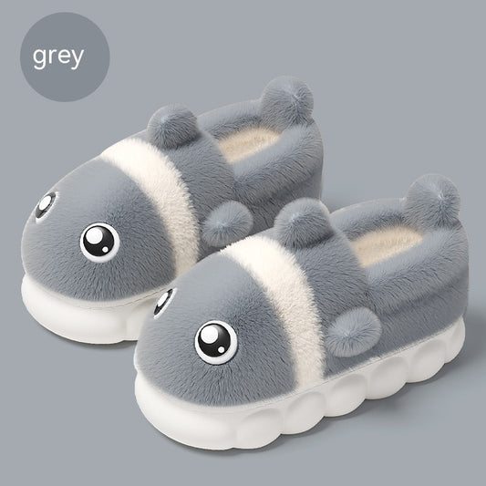 Men's Warm Velvet Cotton Slippers - Fashionable Non-slip Home Footwear - EnigmaParis