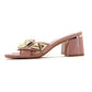 Chunky Heel Sandals: Simple & Stylish | Open Toe, Square Head Design, Outdoor Sandals - EnigmaParis