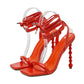 Women's Flat Toe Square Toe Stiletto Sandals