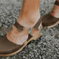 Belt Buckle Thick Heel Sandals Women's Shoes Buckle Single Shoes