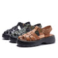Leather Sandals Women's Summer New Retro Hollow