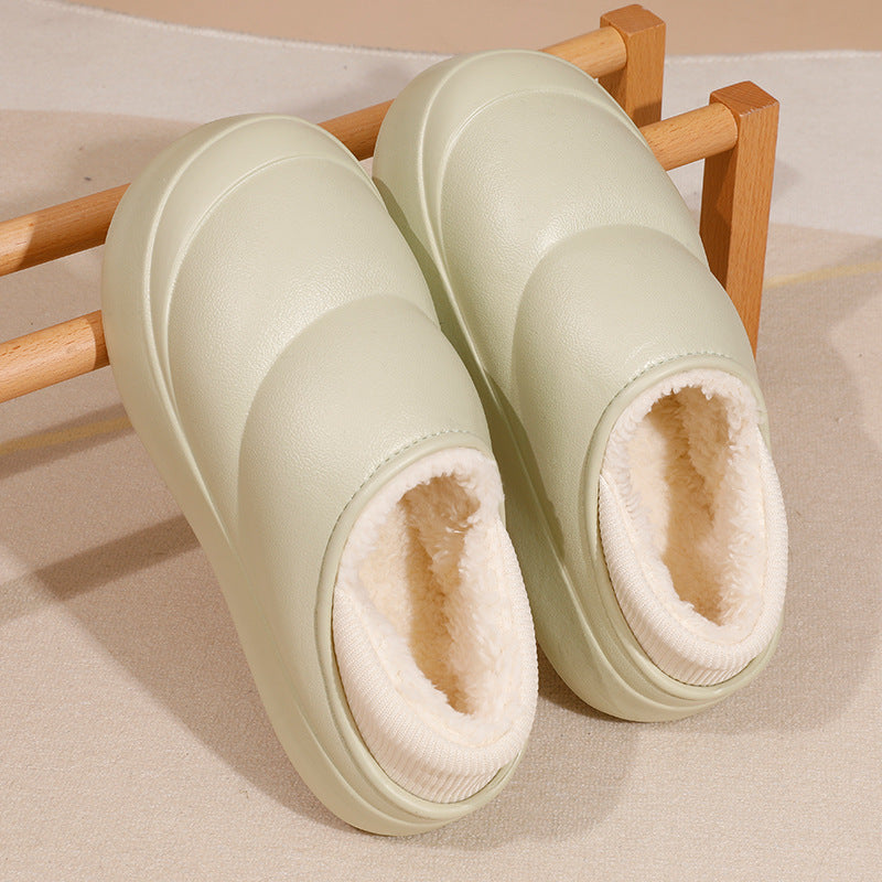 Non-Slip Bottom Covered Cotton Surface Slippers - Comfortable Leisure Footwear - EnigmaParis