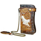 Genuine leather dragon wallet - tiger