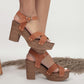 Stylish Women’s Buckle Sandals: High Heel, Simple, and Perfect for Travel - EnigmaParis