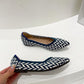 Women's Fashion Shallow Mouth Braided Shoes Pointed Flat Bottom Pumps - EnigmaParis