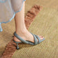 New Soft Leather Low Top Sandals For Women In Autumn And Winter Of